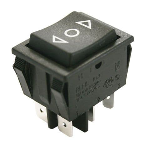 KCD1 on - off - on electronics rocker switch 250V 6A 6PIN