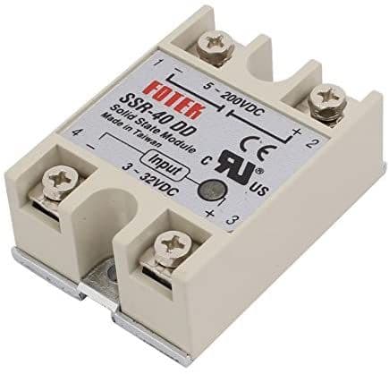 SSR-40DD Solid State Relay Module 40A 3-32V DC 50V-200V