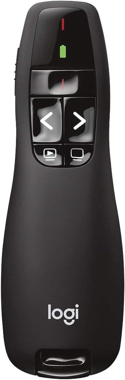 جهاز التحكم في العرض بالليزر Logitech r400