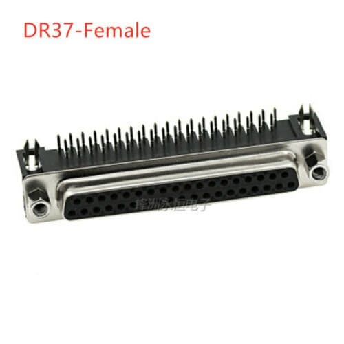 DR37 Female connector right angle