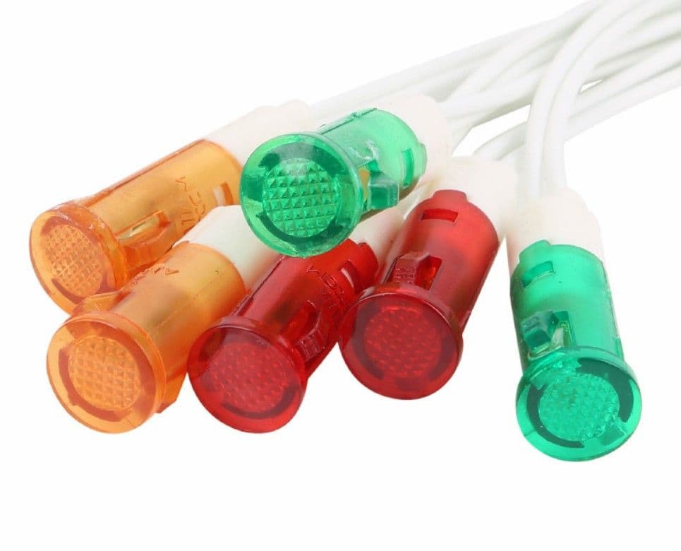 MDX-11A 12V Signal Lamp 10mm with 2 wire