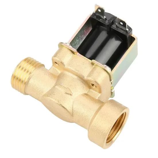DC12V N/C Normally Closed Water Solenoid Valve, G1/2 — image 1