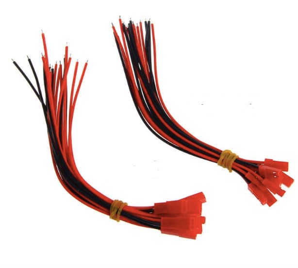 JST Connector Plug Cable Male+Female — image 1