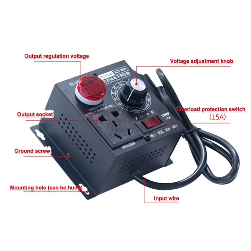 LNZ-4000W AC 220V 4000W Motor Speed ​​Control Module — image 1