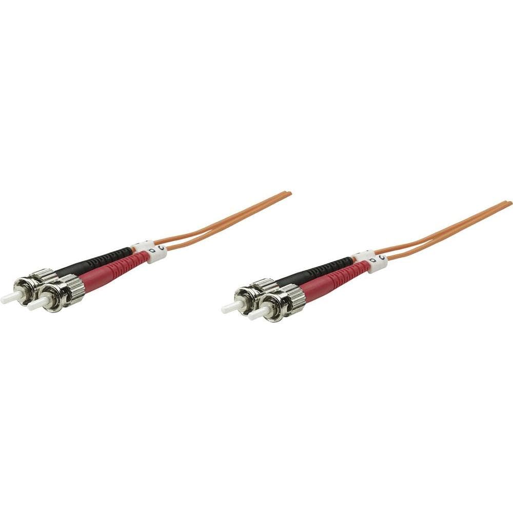 Fiber Optic, Multimode ST/ST, 50/125 µm, OM2, 3.0 m  Orange — image 1