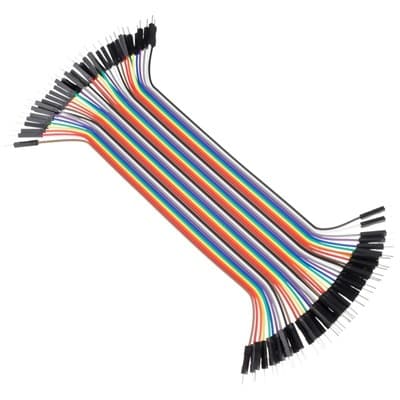 Male-Male Jumper Wires - 40 x 200mm (7.8in)  — image 1