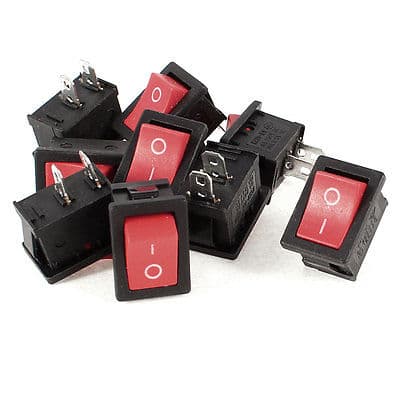 2 Pin SPST Rocker Switch AC 6A/250V AC 10A/125V — image 1