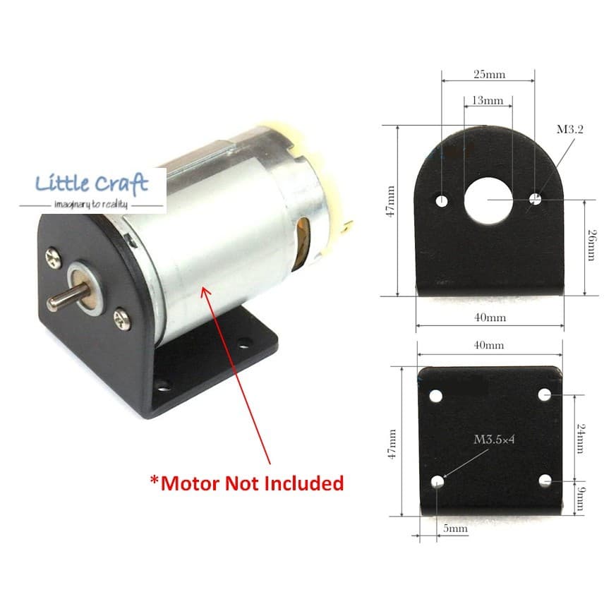 775 Motor Mounting L Bracket — image 1