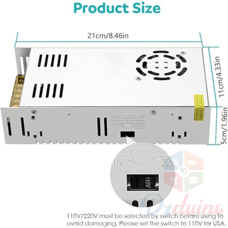 AC110V-220V إلى DC 5V 70A 350W محول التيار الكهربائي — image 1