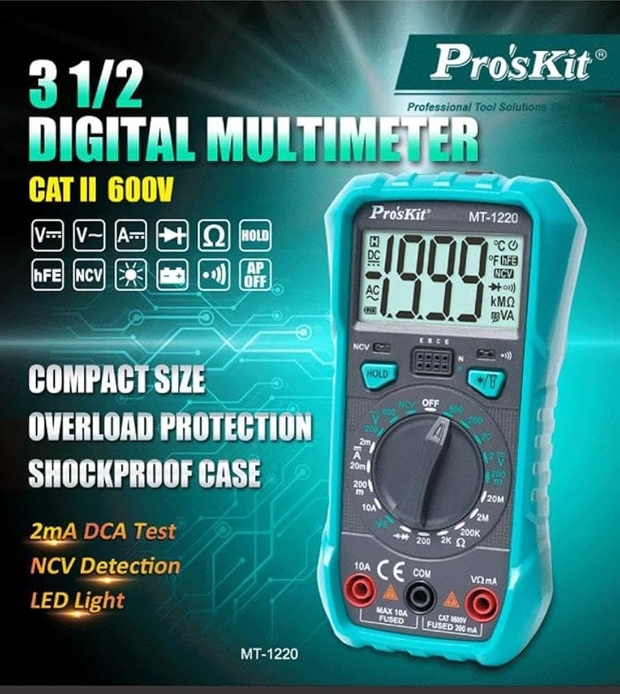 PRO'SKIT MT-1220 Digital Multimeter — image 1