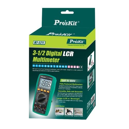 Pro'sKit MT-5211 Digital LCR Multimeter, 3-1/2" — image 1
