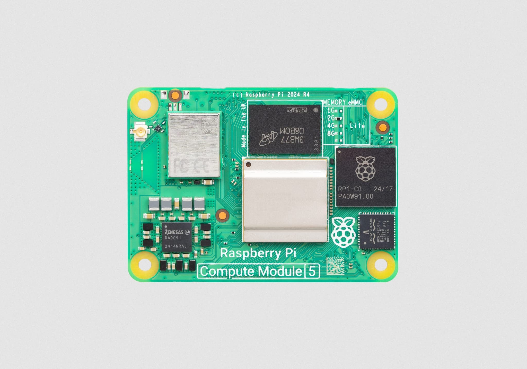 Module de calcul Raspberry Pi 5 – 8 Go de RAM – 32 Go de stockage  — image 1