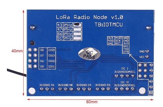 LoRa Node v2.0 Based on Sx1278 915 RFM98 Communication Module — image 1