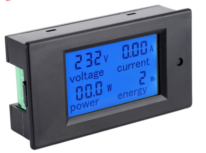 PZEM-021 4 Voltmeter Ammeter KWH Meter 0-20A 80-260V 50/60HZ — image 1
