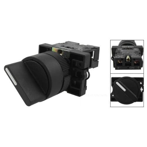 220V LED Switch N/O+N/C Selective Self-Lock — image 1