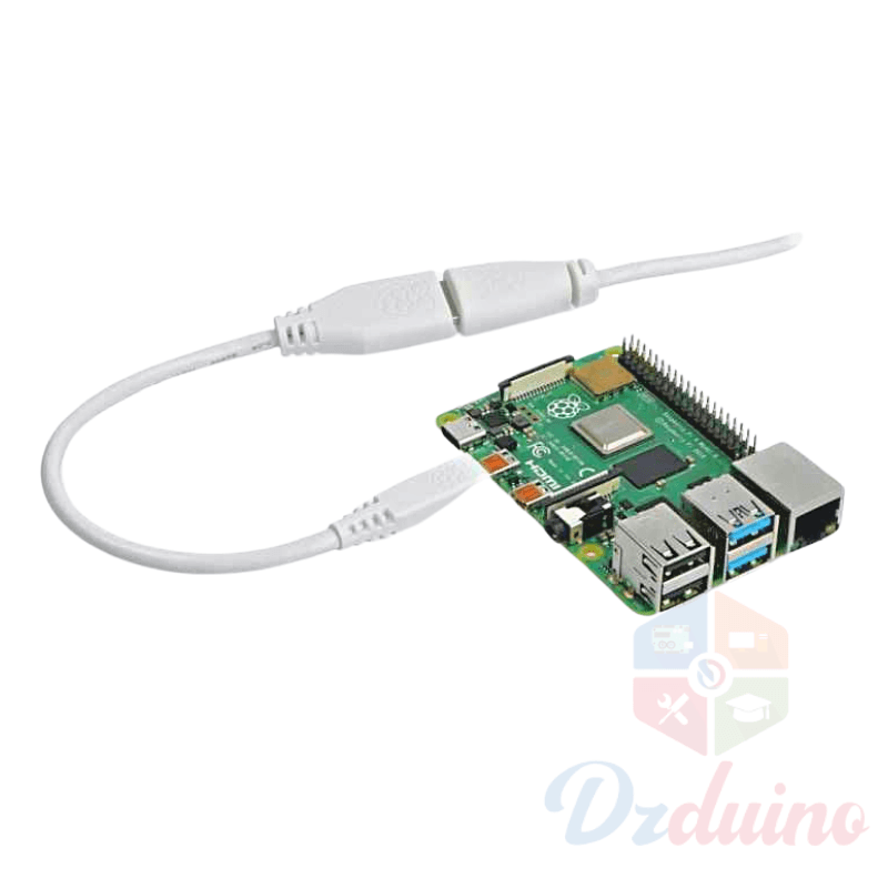 Raspberry Pi Micro HDMI To Standard HDMI Adapter, White — image 1