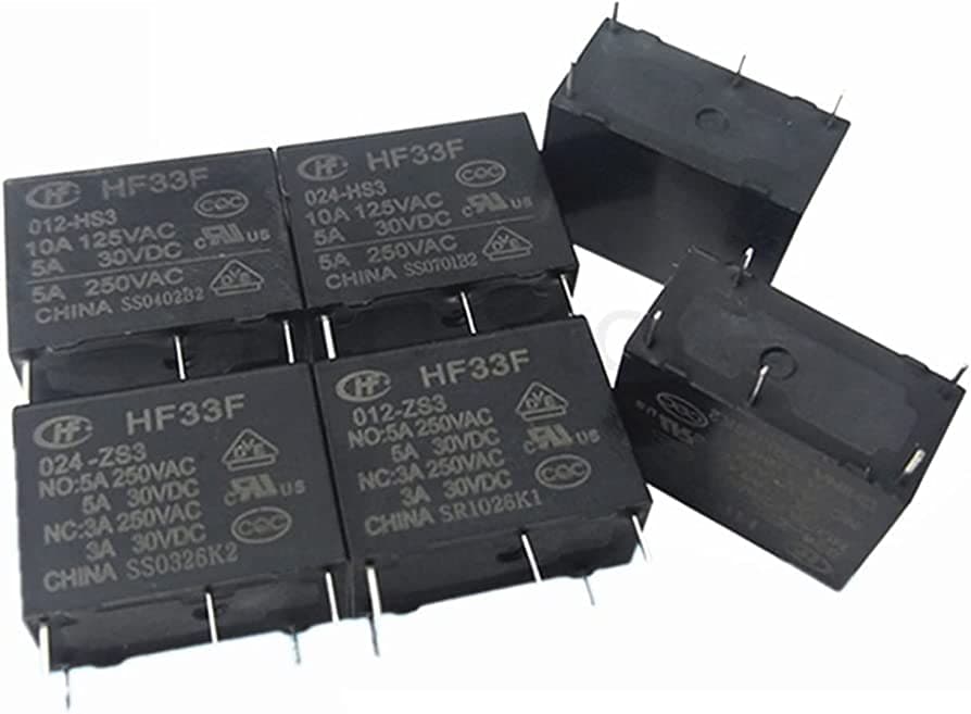 HF33F-005/012-ZS3 Power Relay 5VDC 12V 5Pin 5A  — image 1