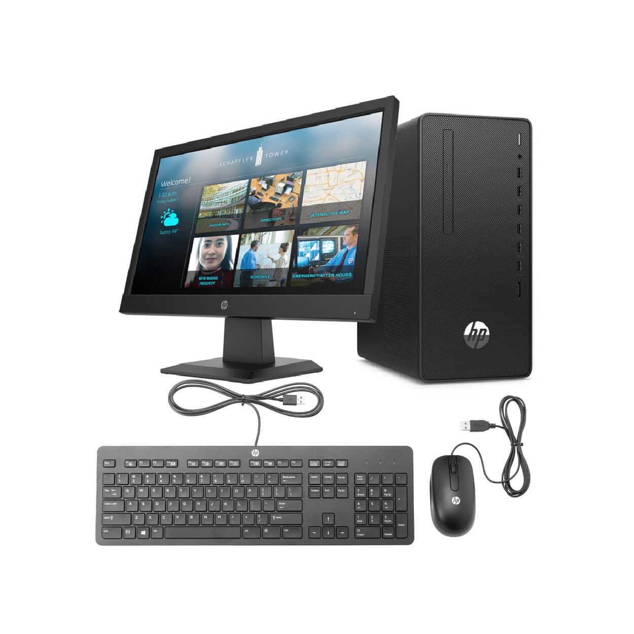 HP 290, I3, RAM 4Gb, Micro tower pc — image 1