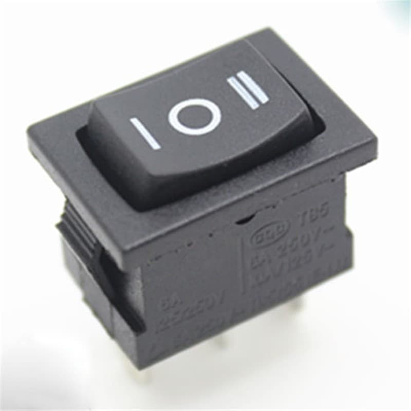 KCD1 on - off - on electronics rocker switch 250V 6A 6PIN — image 1