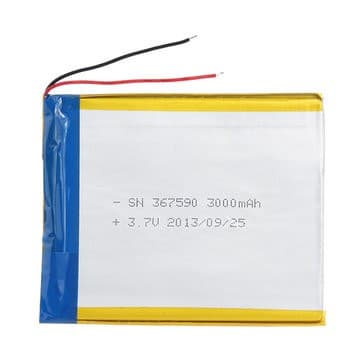 3.7v 3000mah Rechargeable  Lipo Battery — image 1