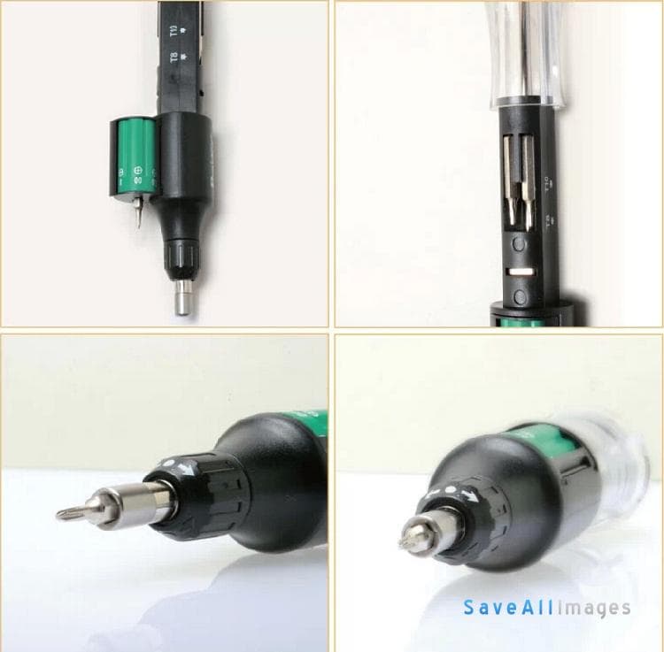 Sd - 9810a - bc 10 in 1 Auto - loading Ratchet screwdriver set — image 1
