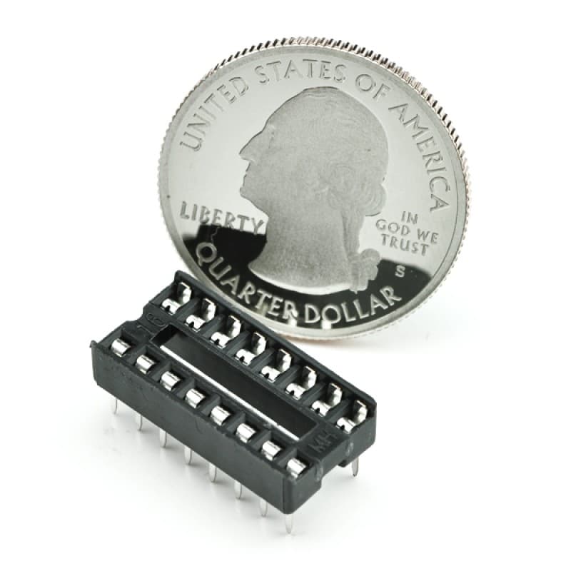 DIP Sockets Solder Tail 16pin — image 1