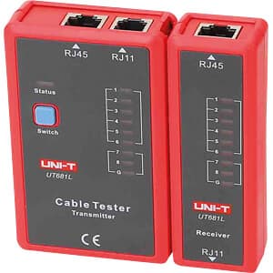 UT681L Testeur de câble pour RJ11 et RJ45 — image 1