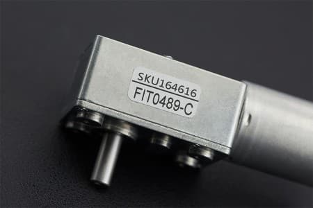 Turbo Metal Gear Worm Motor 6V 40RPM  — image 1