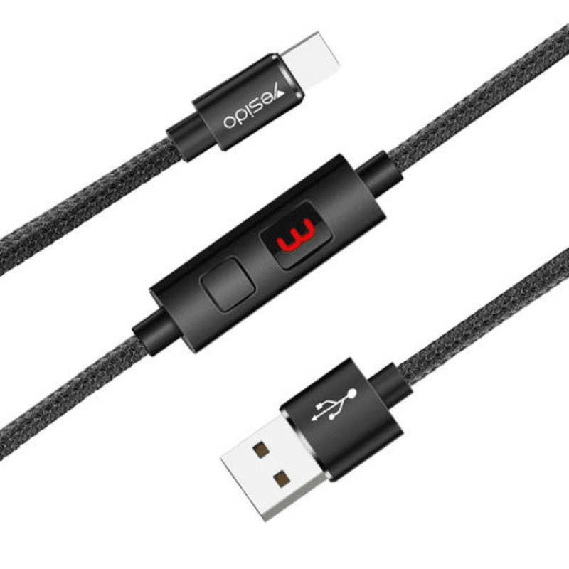 كابل بيانات Yesido CA46 Micro USB مع قطع التوقيت — image 1