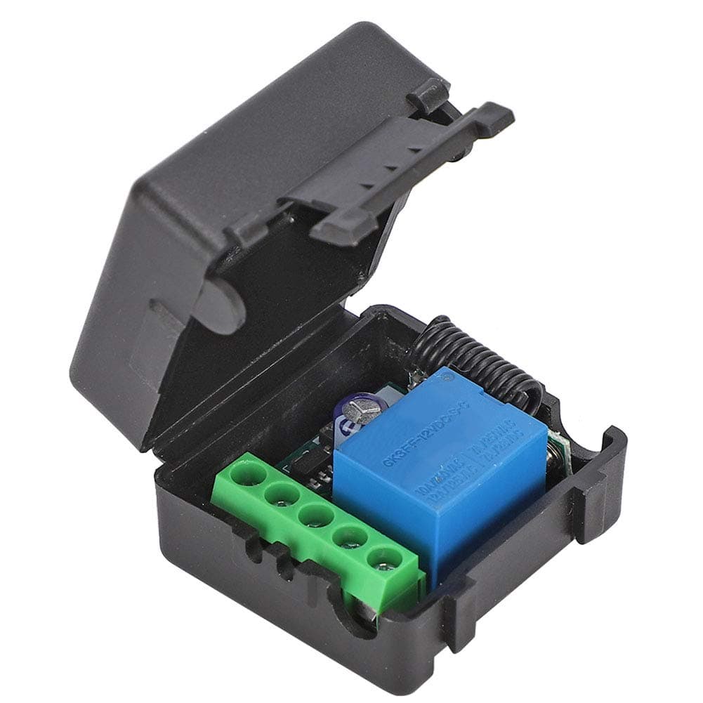 DC 12V Single Channel Electronic Access Remote Switch Self-Locking 433MHz — image 1
