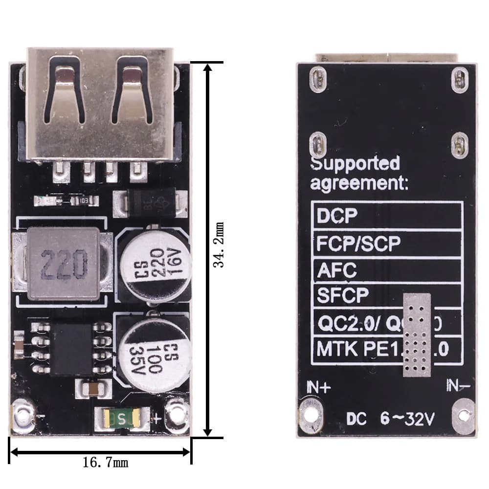 MH-KC24 USB Charging Module with QC 2.0,3.0 Support — image 1
