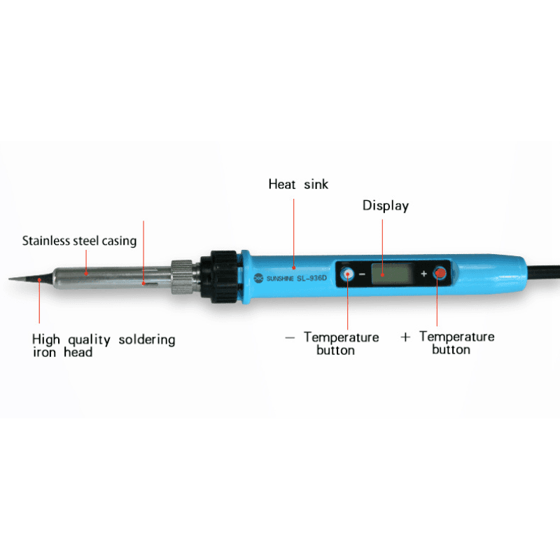 SUNSHINE SL-936D – Adjustable Temperature Electric Soldering Iron — image 1