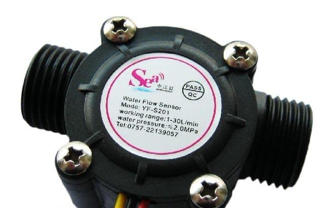 Hall Water Flow Sensor Flowmeter Water Control 1-30L/min 1.75MPa — image 1