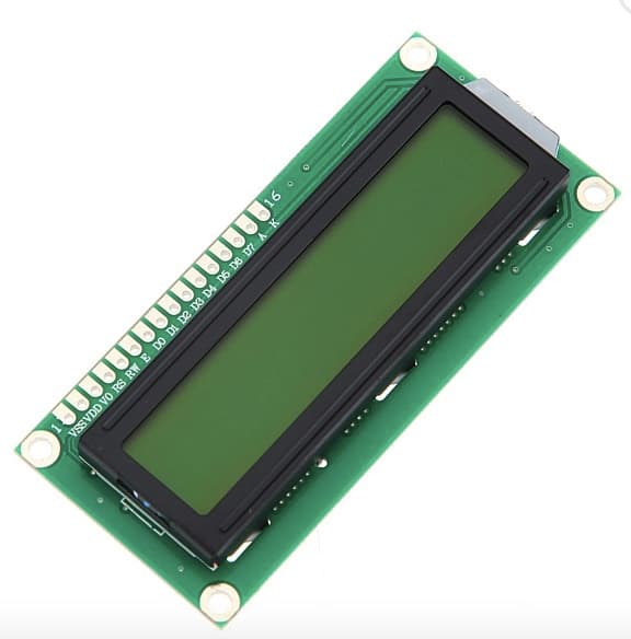 1602 LCD with yellow light — image 1