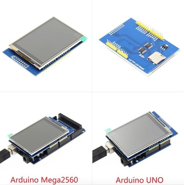 2.8INCH TFT LCD Shield Ecran Tactile Avec Port Cart SD — image 1