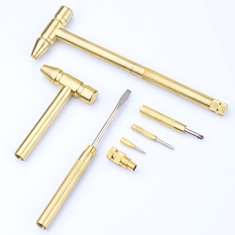 5 in1 Multi Mini Copper Hammer Multi-Function Screwdriver — image 1