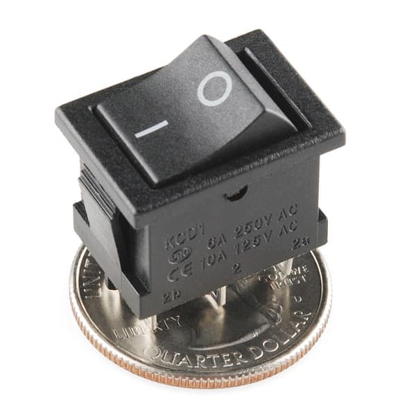 Rocker Switch - DPDT 3pin — image 1