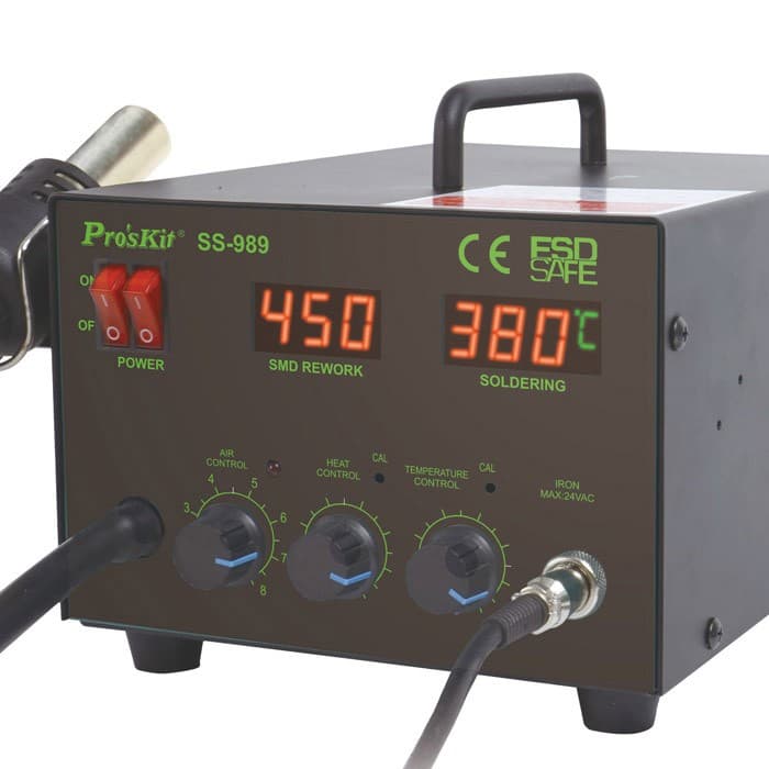 Proskit SS-989H, SMD Hot Air Soldering Rework Station — image 1