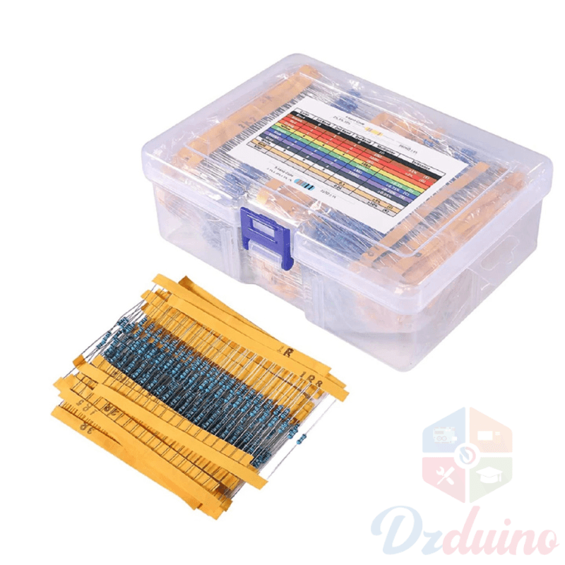 130 Values 2600pcs Resistor Kit 1 Ohm-10M Ohm 1/4w — image 1