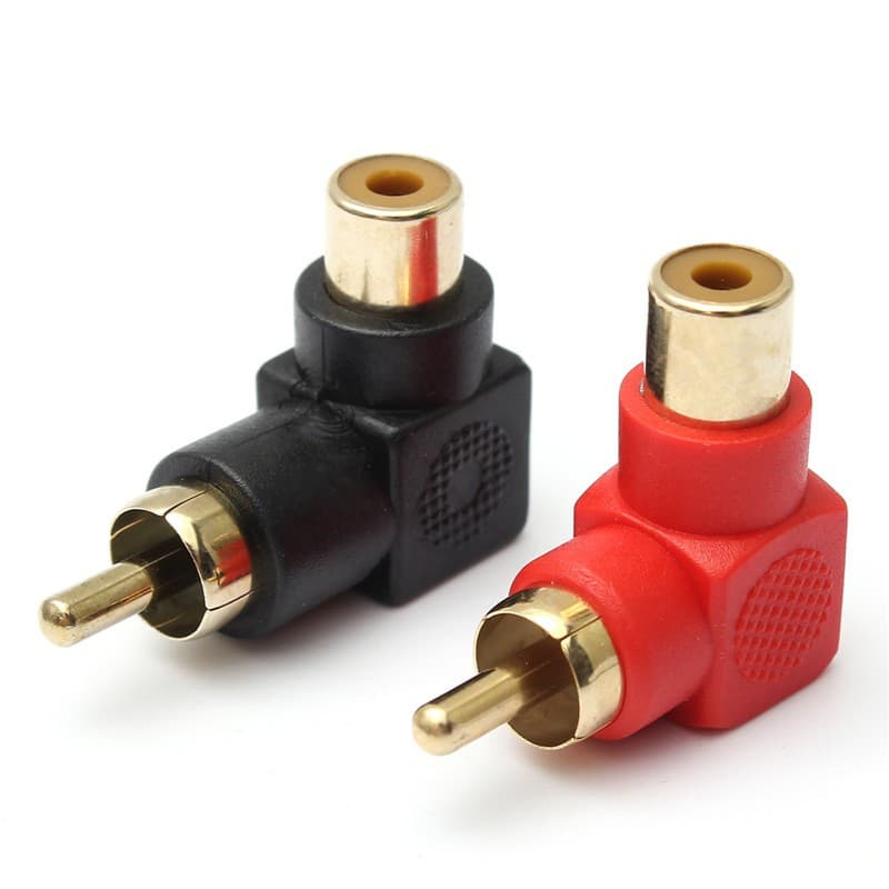 RCA M / F 90 ° Audio Adapter — image 1