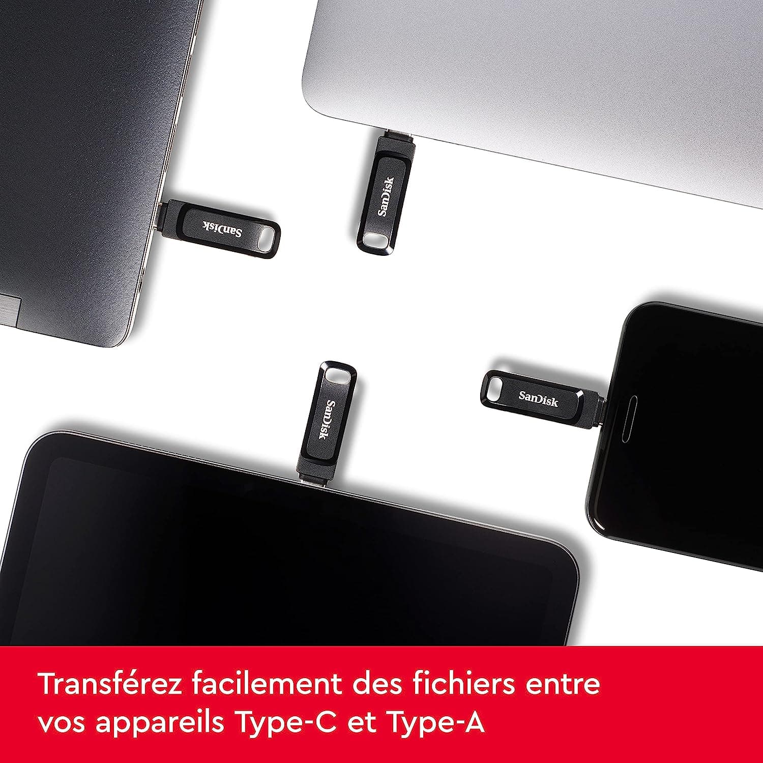 SanDisk Ultra Dual Drive Go 128 GB, USB Type-C drive with dual connectors — image 1