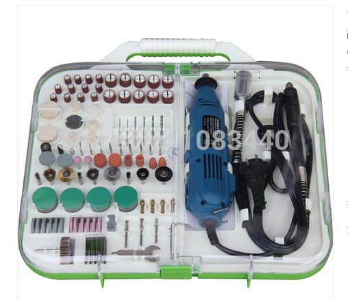 163pcs  Tools Kit Accessory with Mini Grinder 135W — image 1