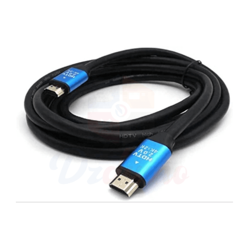 Câble HDMI en cuivre noir 1,8 mètre 4k, 10,2 Gbps — image 1