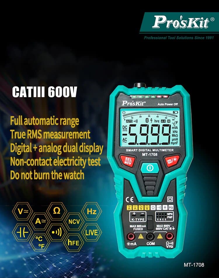 Digital Multimeter MT1708  — image 1