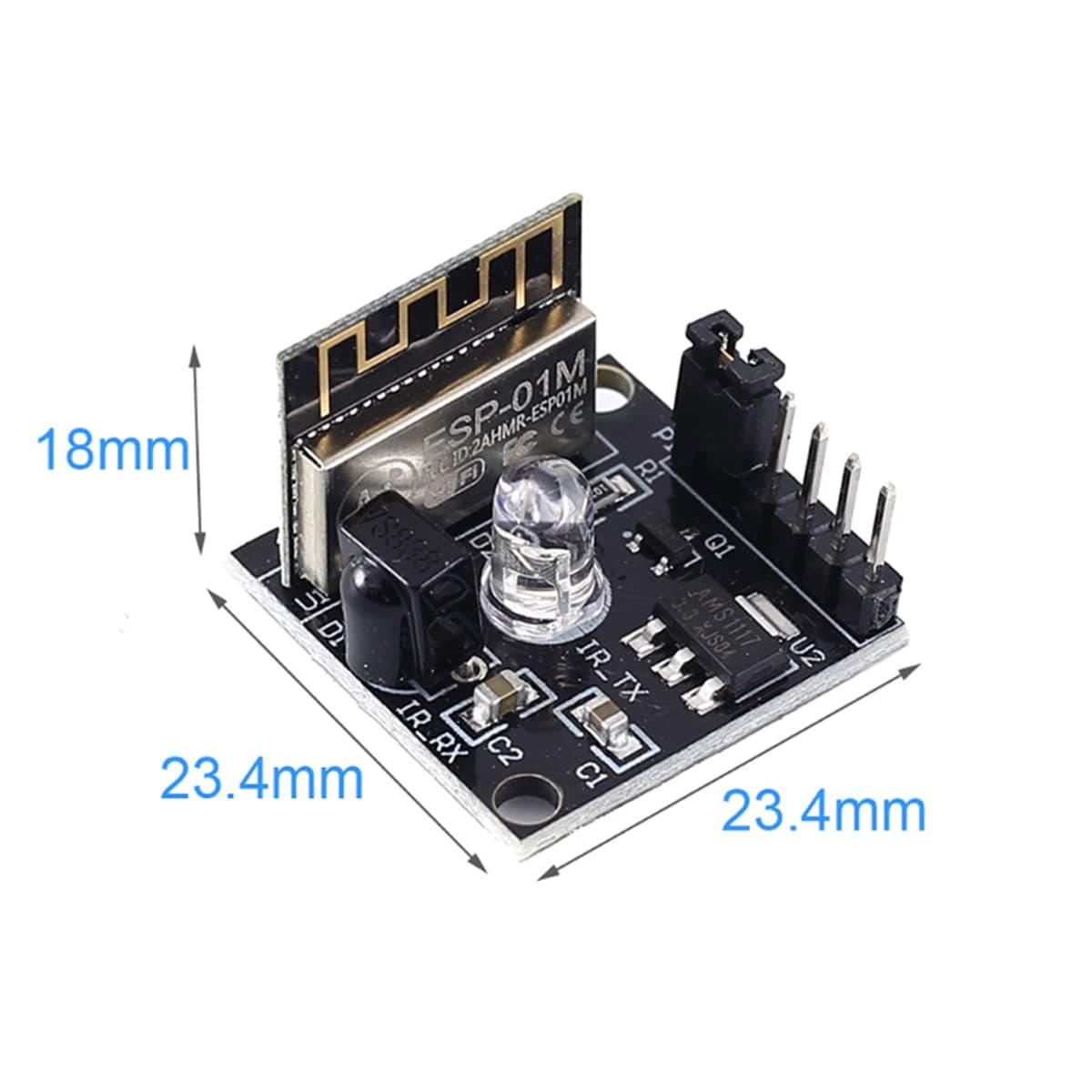 ESP8285 ESP-01M جهاز الإرسال والاستقبال الأشعة تحت الحمراء — image 1