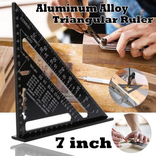 12 Inch Aluminum Triangle Ruler — image 1