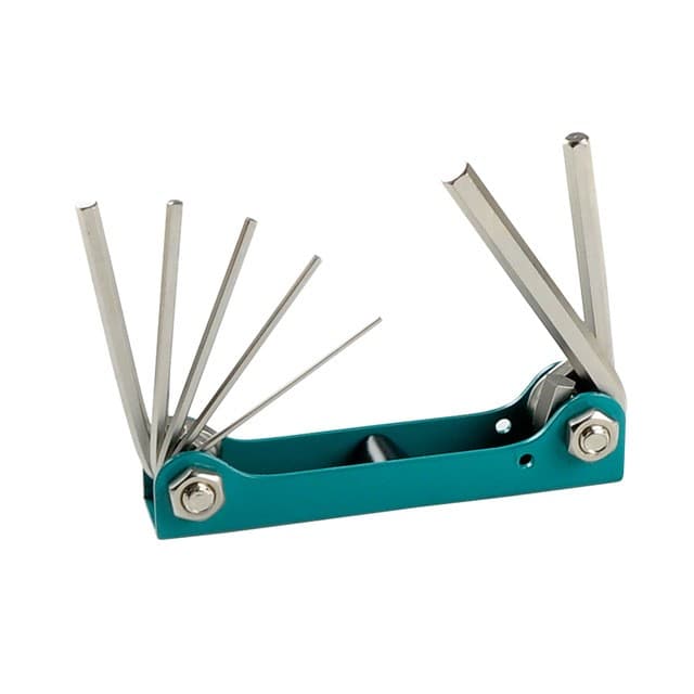 8PK-021N 7Pcs Folding Hex Key Set (1.5,2,2.5,3,4,5,6mm)  — image 1