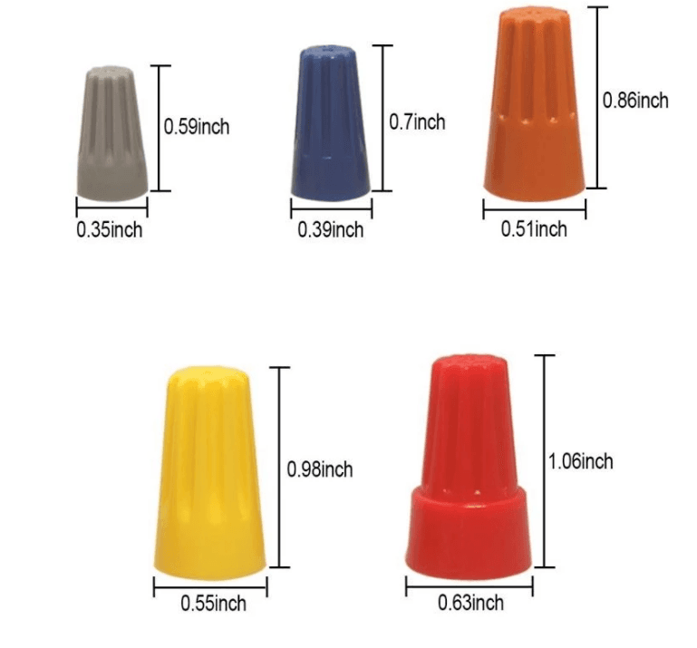 Anti-fire Wire Connector Terminal Twist Electrical Nut P6 Red — image 1
